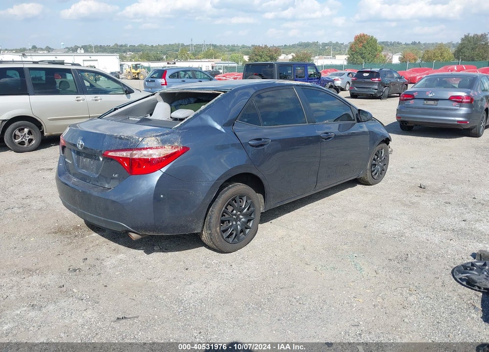 2019 TOYOTA COROLLA LE VIN: 2T1BURHE9KC232932