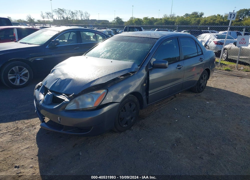 2005 MITSUBISHI LANCER ES VIN: JA3AJ26E75U024908