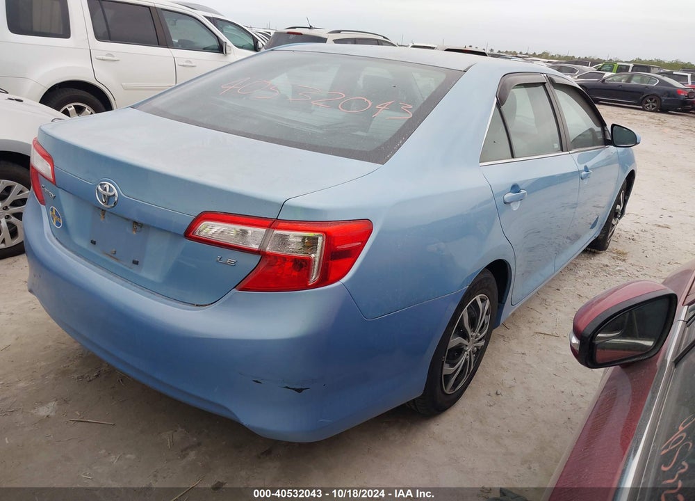2014 TOYOTA CAMRY LE VIN: 4T1BF1FK6EU749452