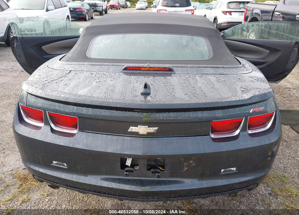 2013 CHEVROLET CAMARO 2LT VIN: 2G1FC3D3XD9126216