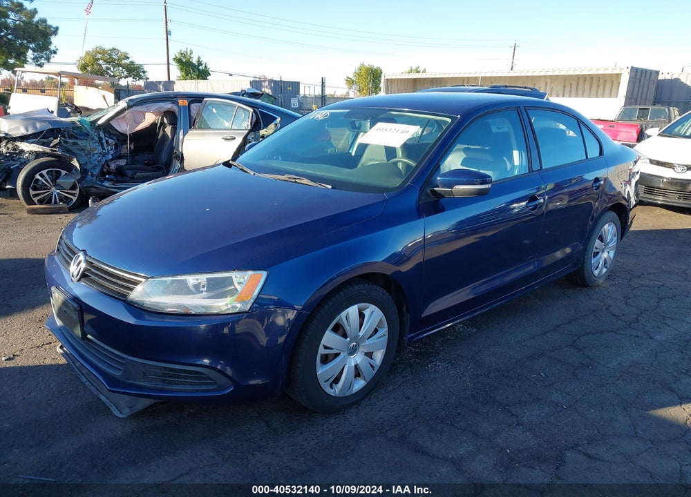 2011 VOLKSWAGEN JETTA 2.5L SE VIN: 3VWDZ7AJ0BM074121
