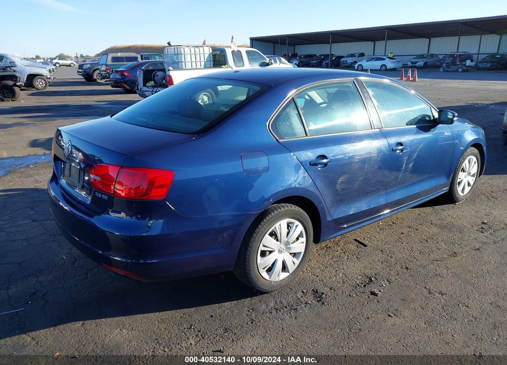 2011 VOLKSWAGEN JETTA 2.5L SE VIN: 3VWDZ7AJ0BM074121