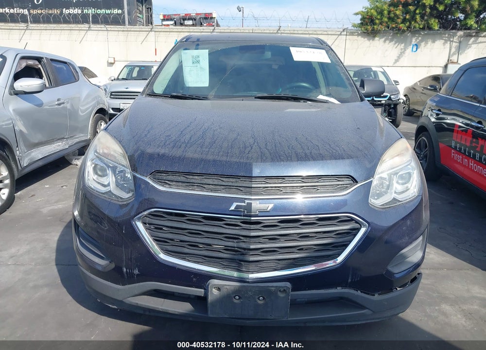 2016 CHEVROLET EQUINOX LS VIN: 2GNALBEKXG1182491