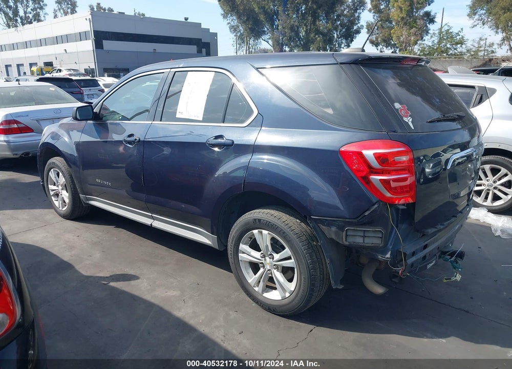 2016 CHEVROLET EQUINOX LS VIN: 2GNALBEKXG1182491