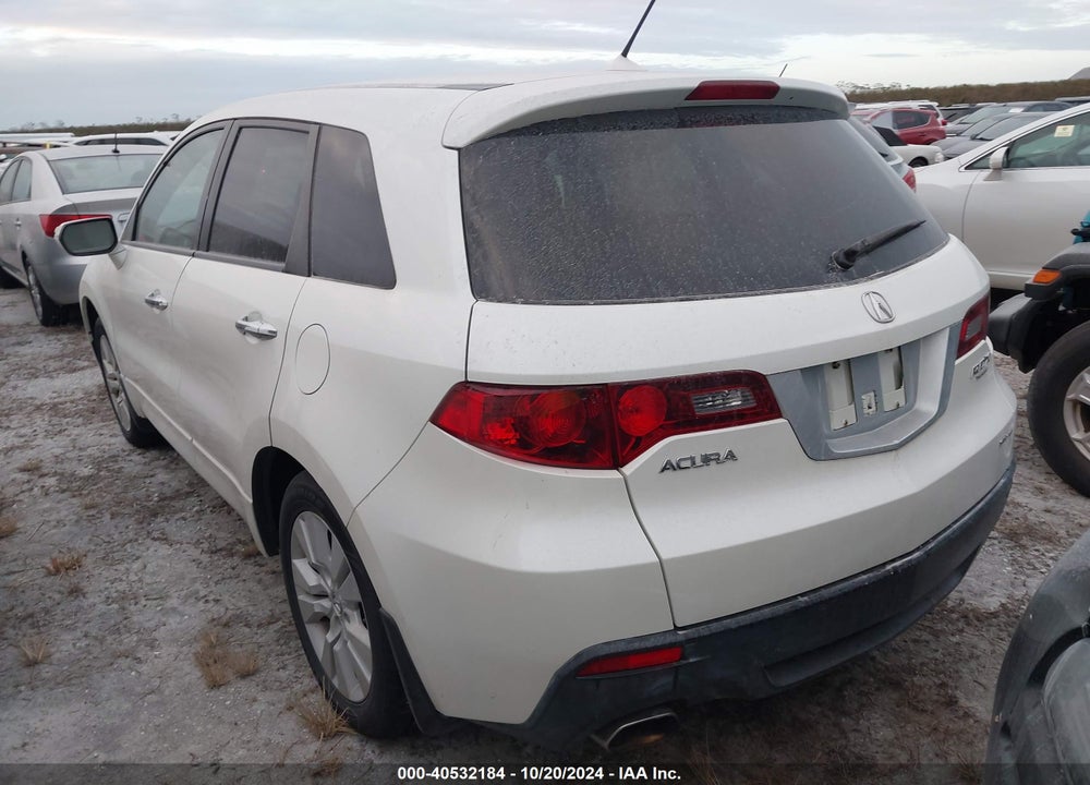 2011 ACURA RDX VIN: 5J8TB1H22BA001099