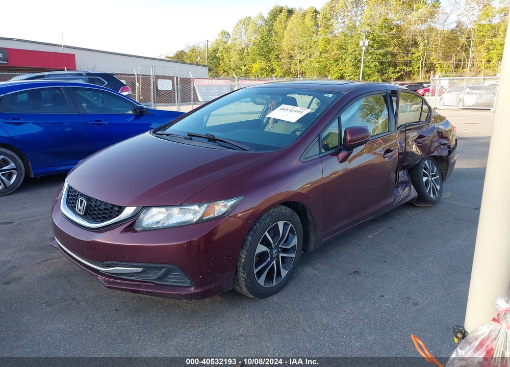 2015 HONDA CIVIC EX VIN: 19XFB2F89FE219696