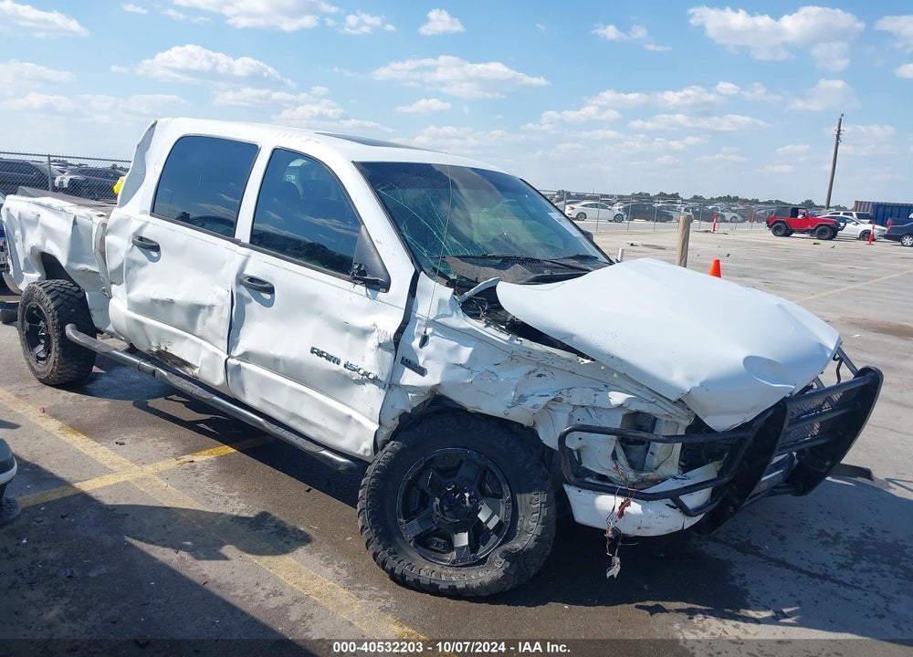 2007 DODGE RAM 1500 SLT VIN: 3D7KS19D67G837846