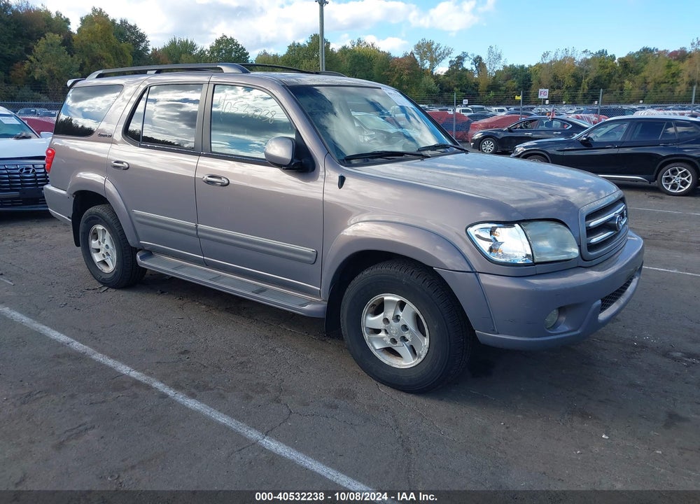2002 TOYOTA SEQUOIA LIMITED V8 VIN: 5TDBT48A52S117349