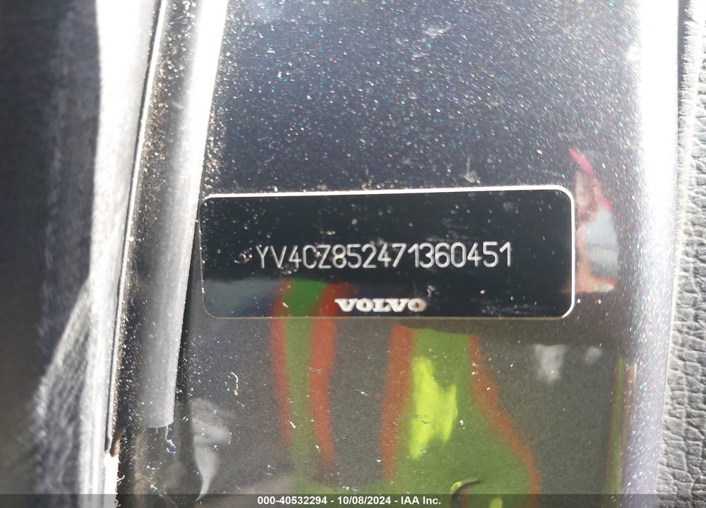 2007 VOLVO XC90 V8 VIN: YV4CZ852471360451