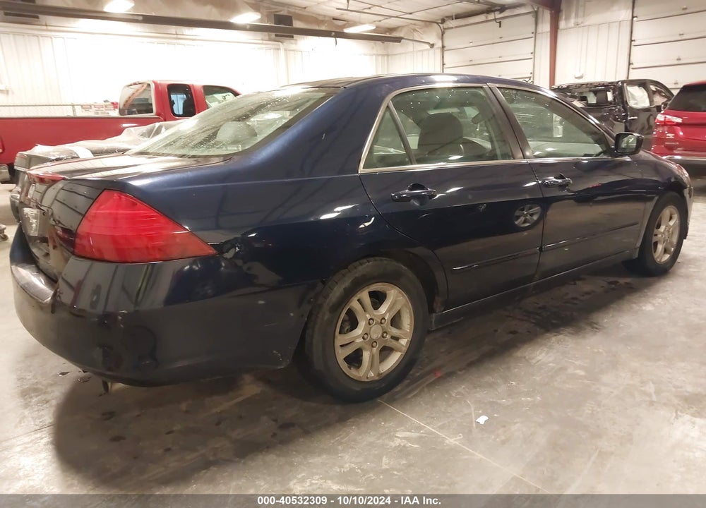 2006 HONDA ACCORD 2.4 SE VIN: 1HGCM56376A034442