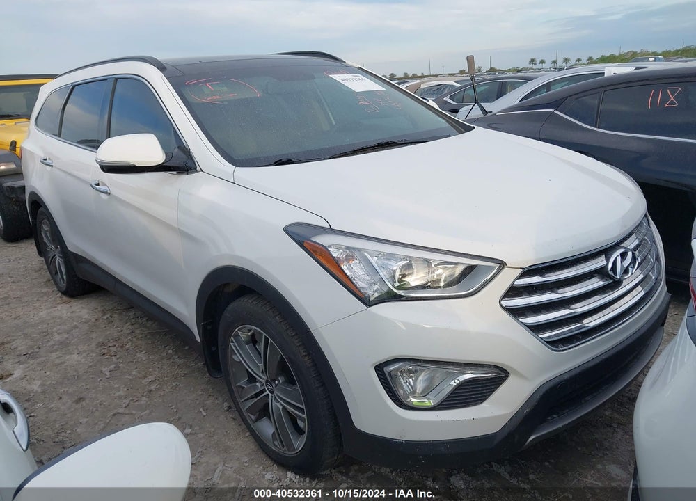 2014 HYUNDAI SANTA FE GLS VIN: KM8SR4HF3EU071803