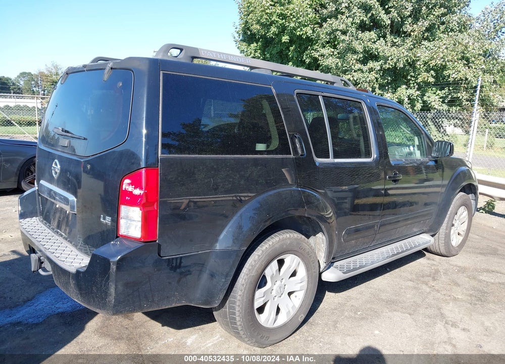 2007 NISSAN PATHFINDER LE VIN: 5N1AR18WX7C643100