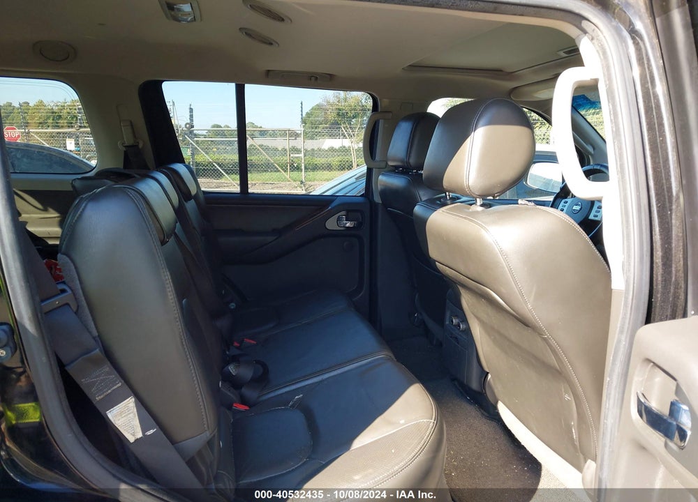 2007 NISSAN PATHFINDER LE VIN: 5N1AR18WX7C643100