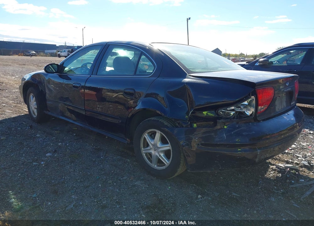 2002 OLDSMOBILE ALERO GL1 VIN: 1G3NL52E72C102948