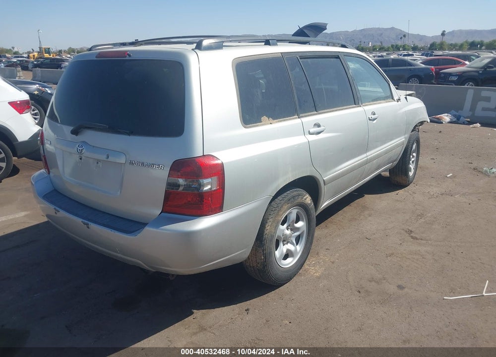 2004 TOYOTA HIGHLANDER VIN: JTEDD21A340088763