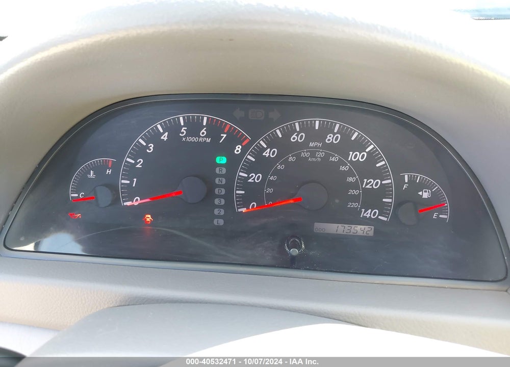 2005 TOYOTA CAMRY XLE VIN: 4T1BE30K55U512491