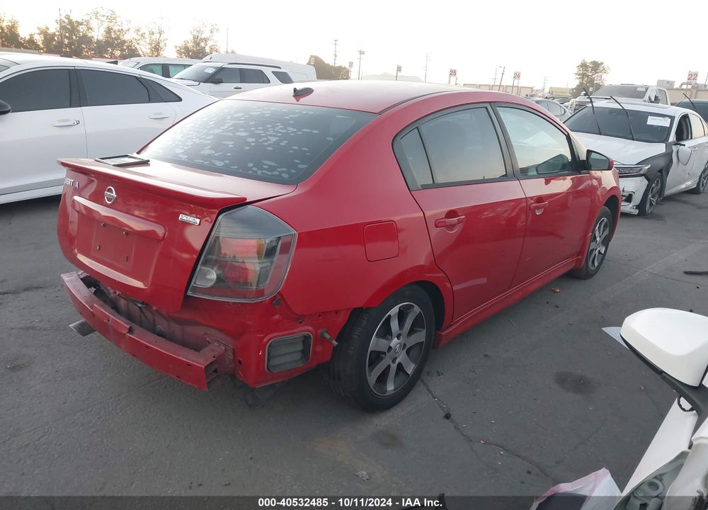 2012 NISSAN SENTRA 2.0 SR VIN: 3N1AB6AP6CL784837