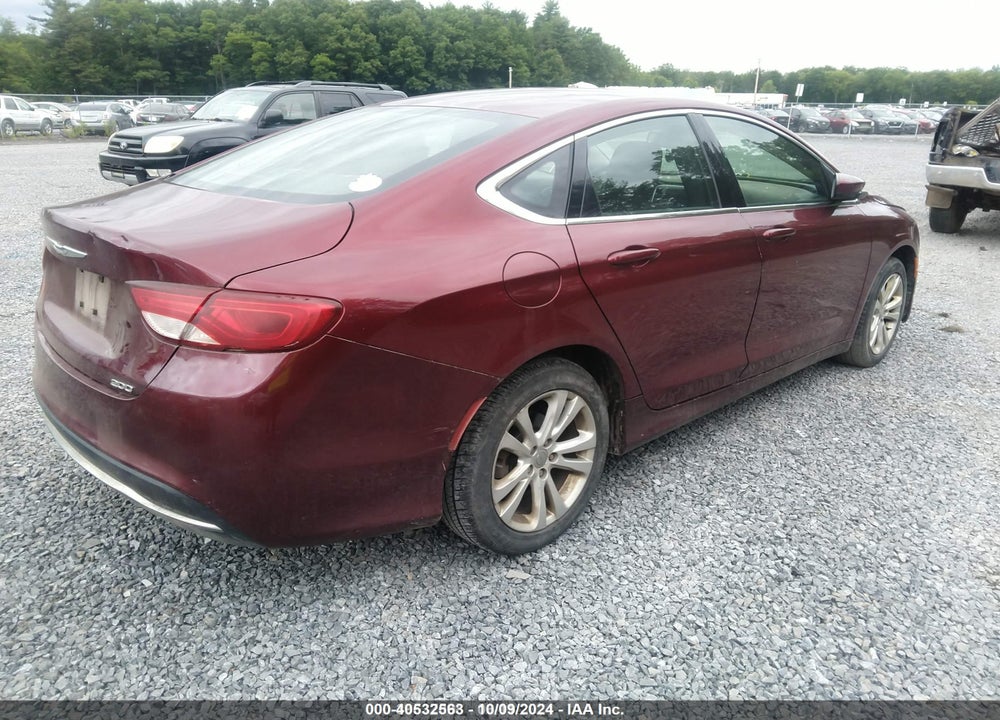 2015 CHRYSLER 200 LIMITED VIN: 1C3CCCAB1FN604551