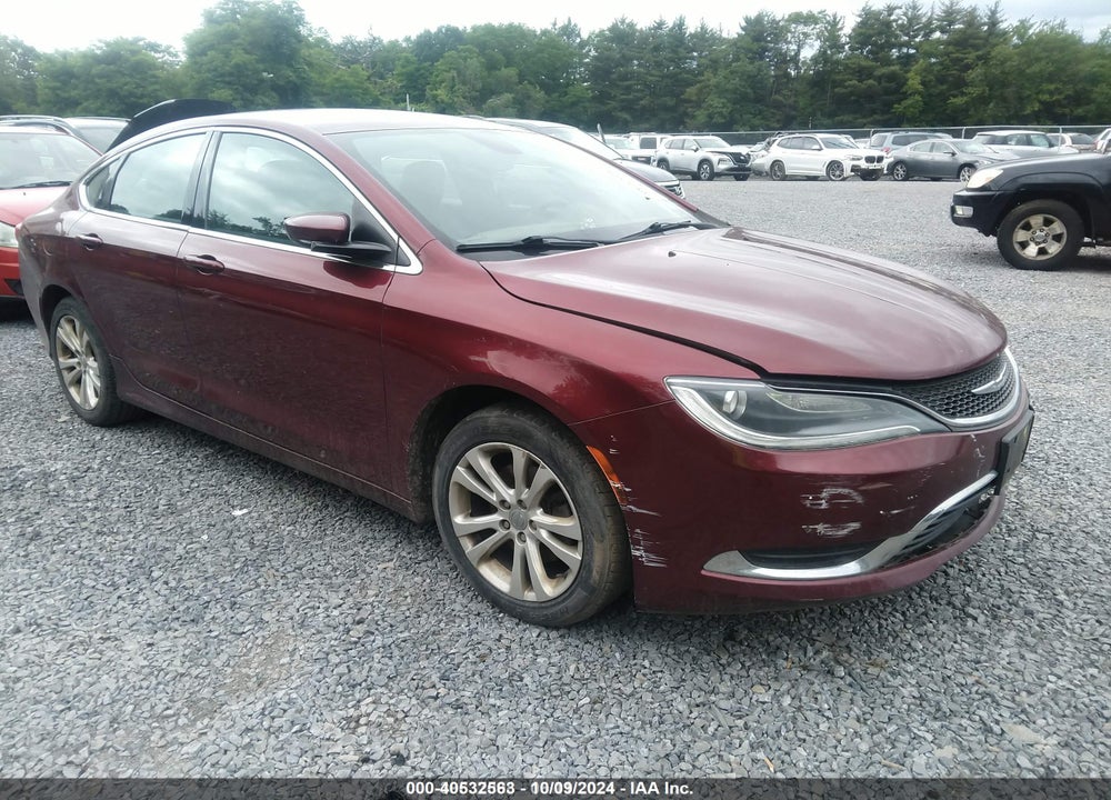 2015 CHRYSLER 200 LIMITED VIN: 1C3CCCAB1FN604551