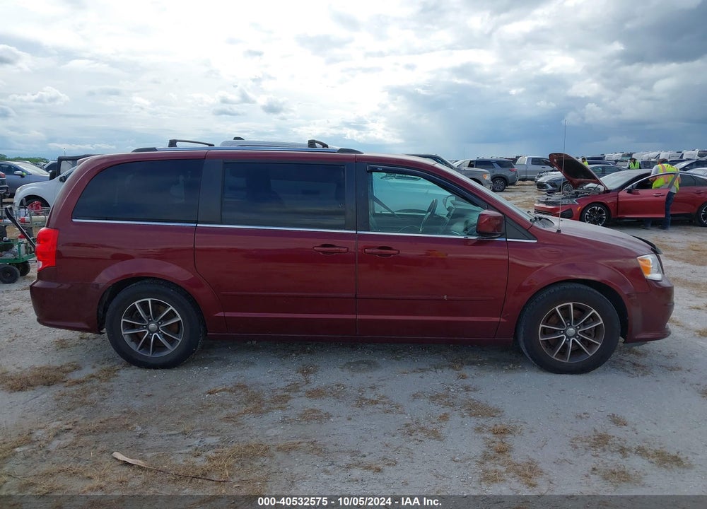 2017 DODGE GRAND CARAVAN SXT VIN: 2C4RDGCG1HR678254