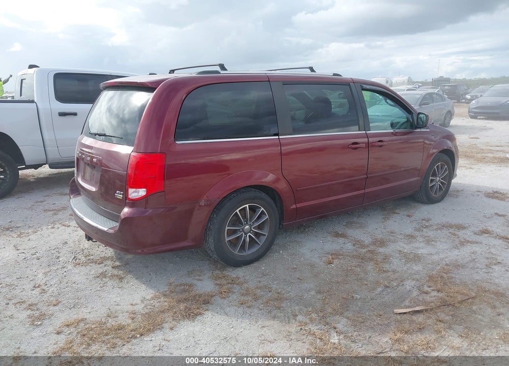 2017 DODGE GRAND CARAVAN SXT VIN: 2C4RDGCG1HR678254