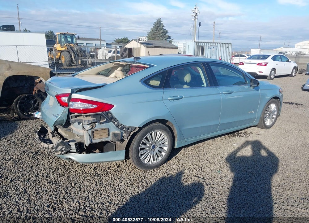 2013 FORD FUSION HYBRID SE VIN: 3FA6P0LU4DR227742