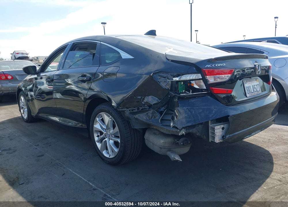 2019 HONDA ACCORD LX VIN: 1HGCV1F16KA072548