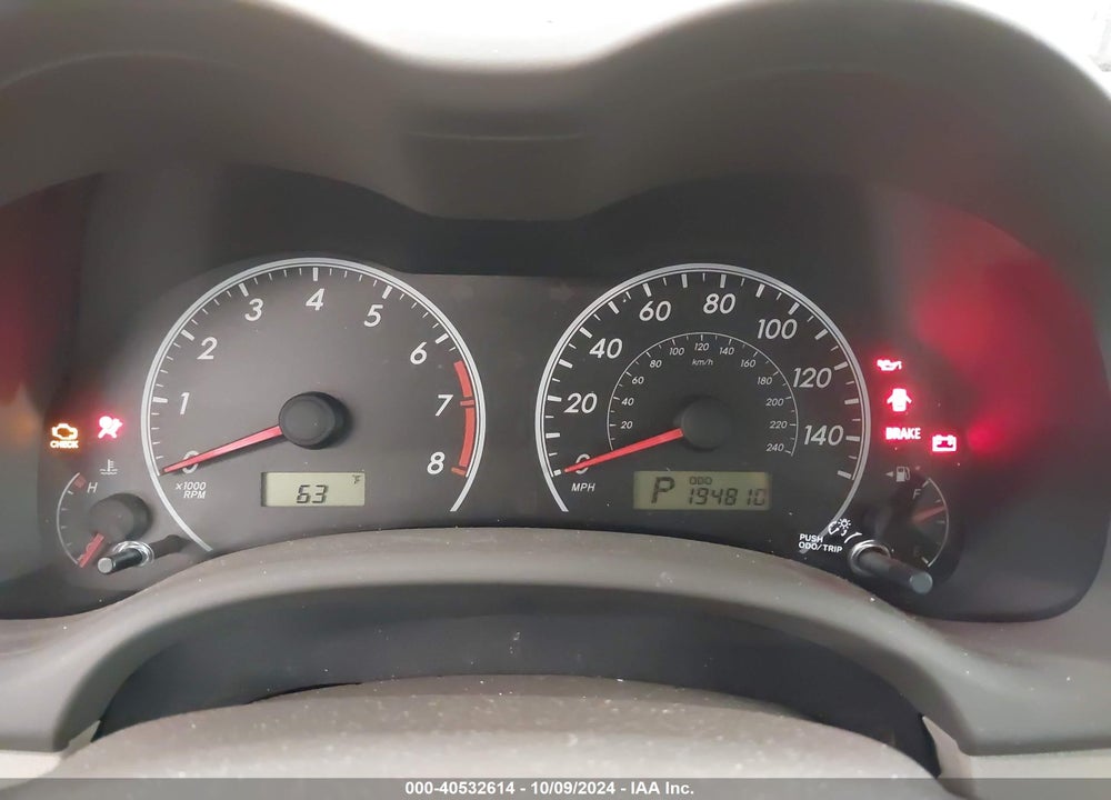 2010 TOYOTA COROLLA LE VIN: 2T1BU4EE9AC389642