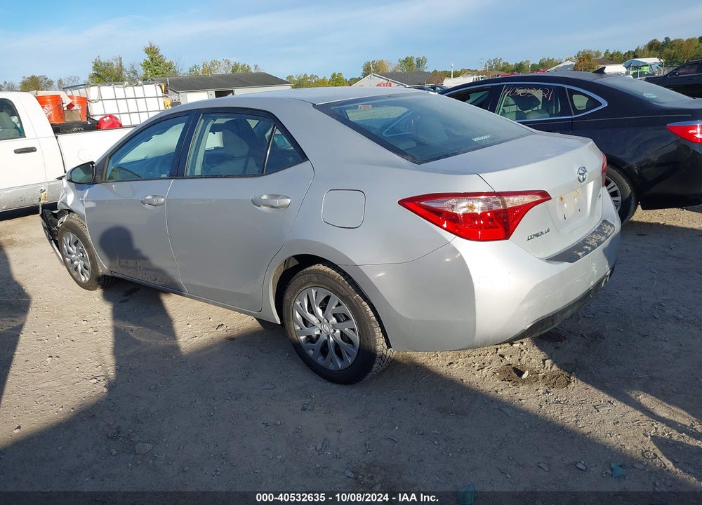 2018 TOYOTA COROLLA LE VIN: 2T1BURHE7JC978844