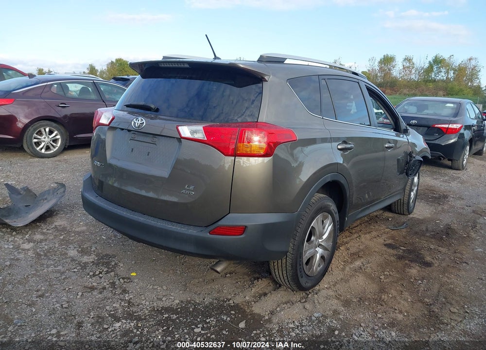 2015 TOYOTA RAV4 LE VIN: 2T3BFREV7FW243602