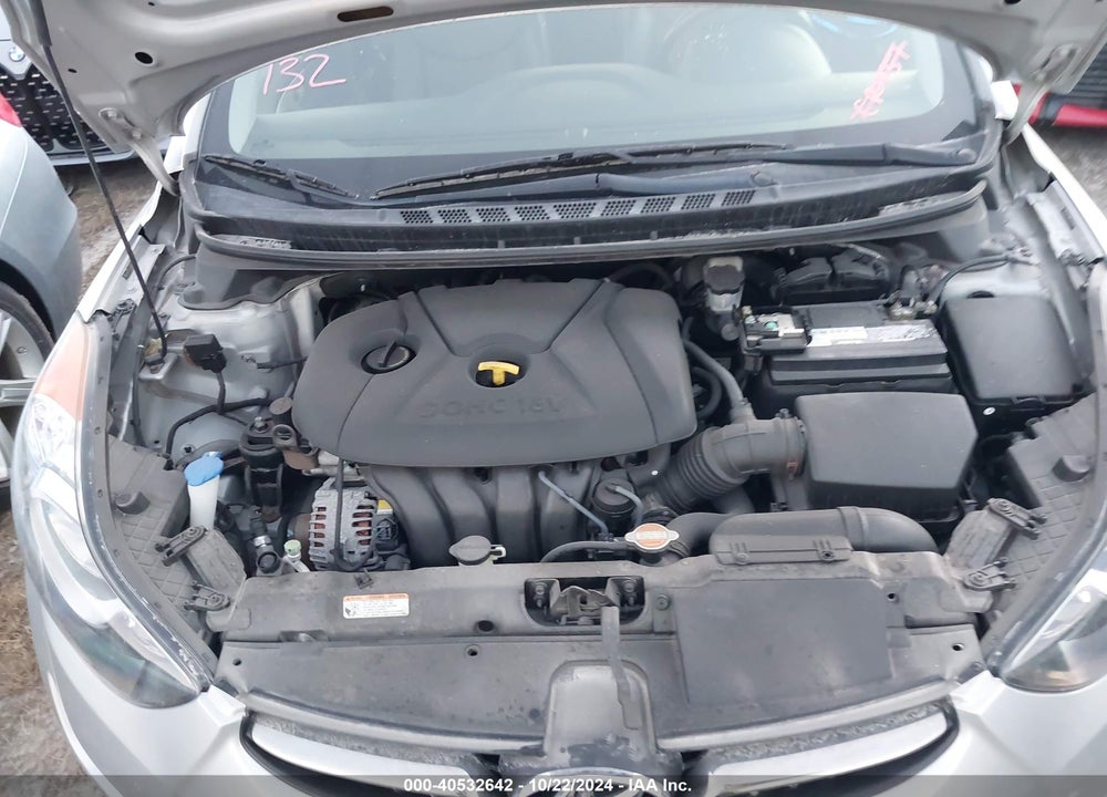 2012 HYUNDAI ELANTRA LIMITED VIN: 5NPDH4AE3CH093874