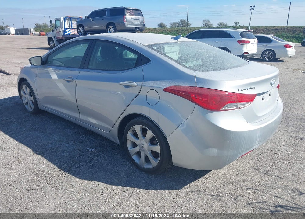 2012 HYUNDAI ELANTRA LIMITED VIN: 5NPDH4AE3CH093874