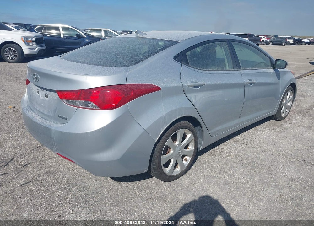 2012 HYUNDAI ELANTRA LIMITED VIN: 5NPDH4AE3CH093874