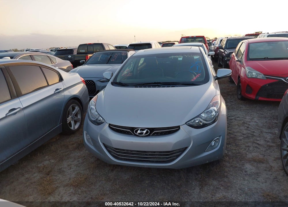 2012 HYUNDAI ELANTRA LIMITED VIN: 5NPDH4AE3CH093874