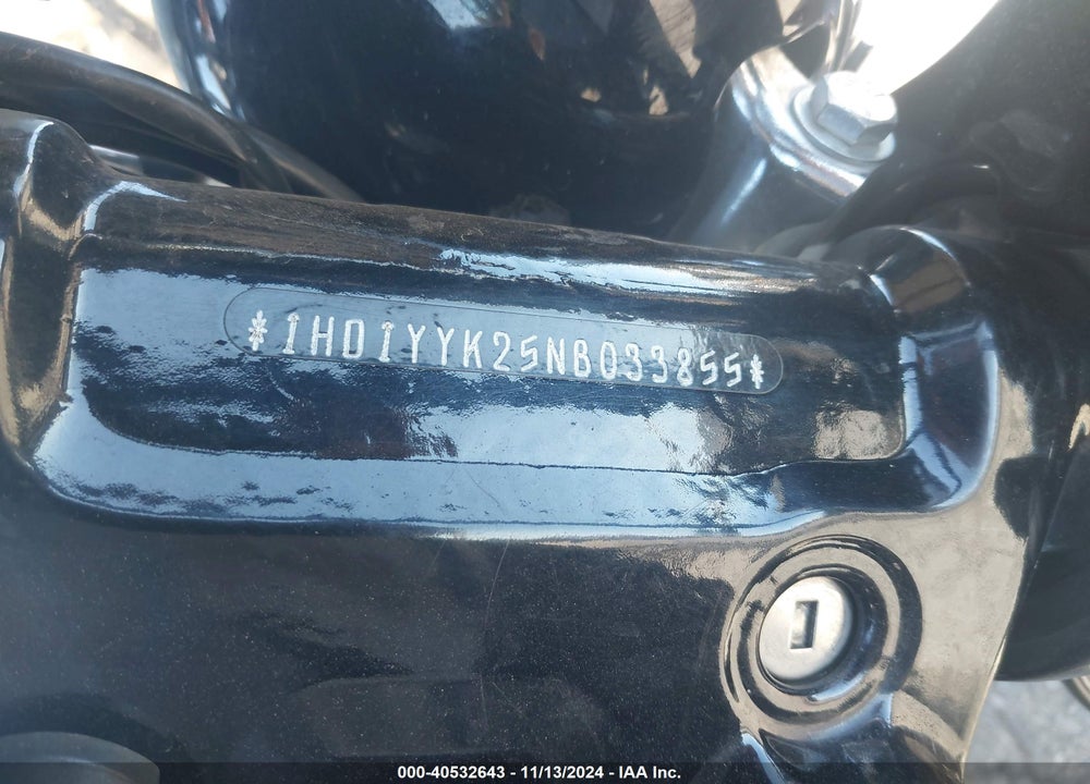 2022 HARLEY-DAVIDSON FXBBS VIN: 1HD1YYK25NB033855