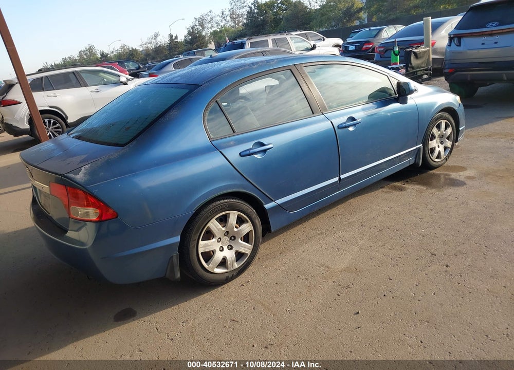2011 HONDA CIVIC LX VIN: 2HGFA1F50BH529027