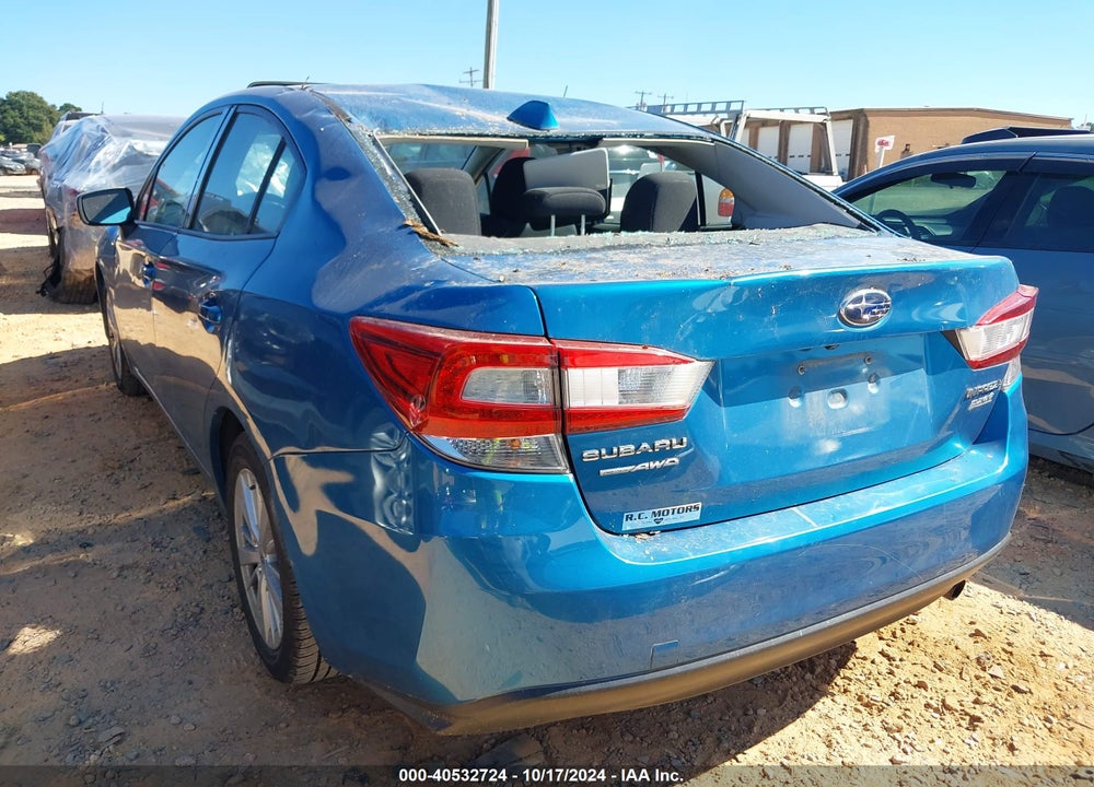 2017 SUBARU IMPREZA 2.0I PREMIUM VIN: 4S3GKAB63H3616432