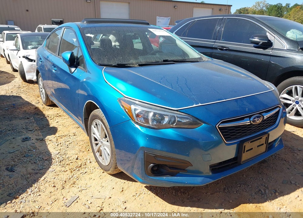 2017 SUBARU IMPREZA 2.0I PREMIUM VIN: 4S3GKAB63H3616432