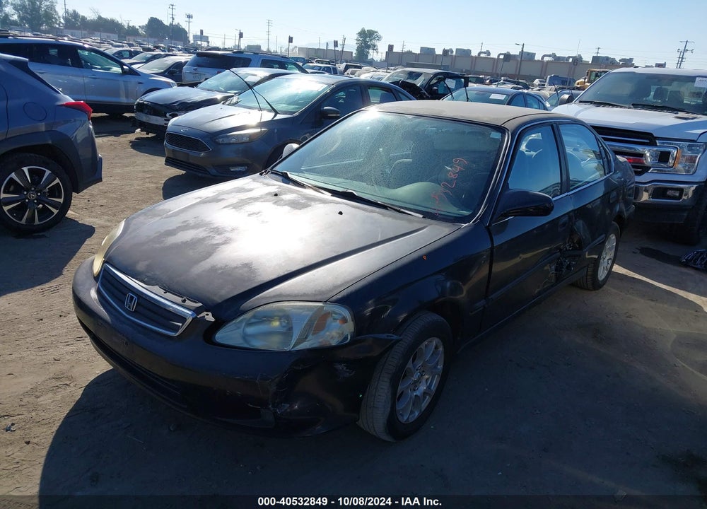 2000 HONDA CIVIC LX VIN: JHMEJ6675YS003338