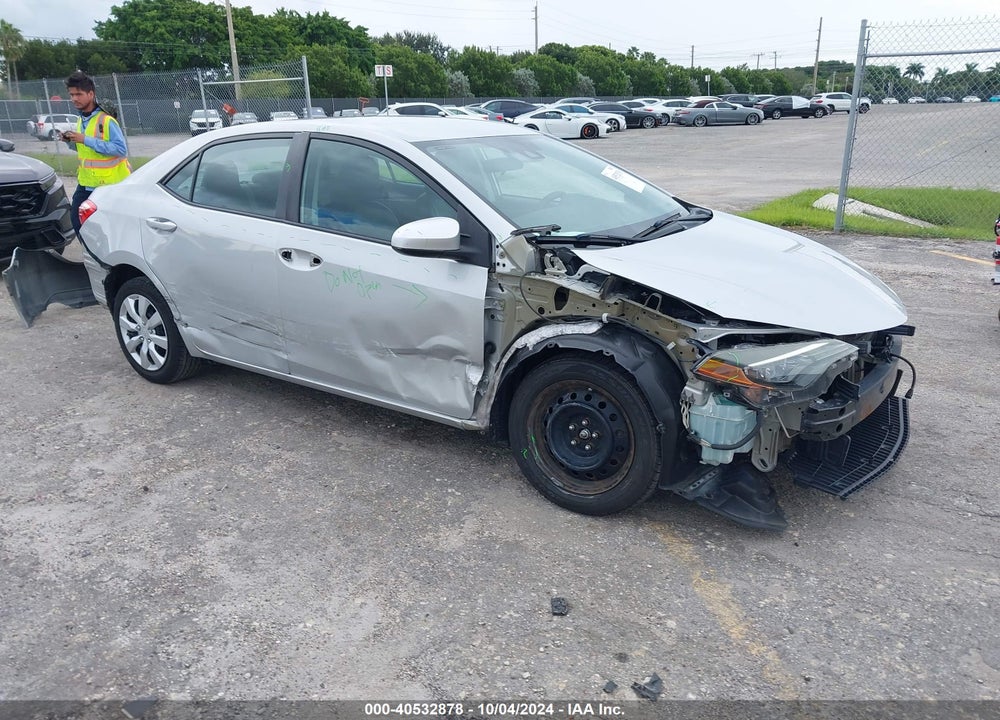 2017 TOYOTA COROLLA LE VIN: 5YFBURHE9HP662016