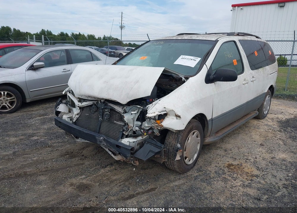 2000 TOYOTA SIENNA LE VIN: 4T3ZF13C0YU229108