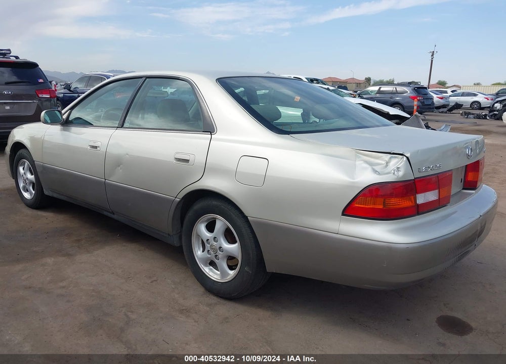 1997 LEXUS ES 300 VIN: JT8BF22G3V0025722