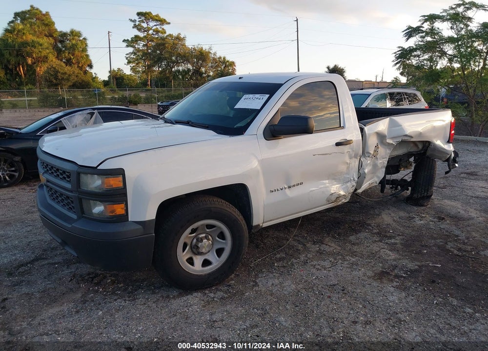 2014 CHEVROLET SILVERADO 1500 WORK TRUCK 1WT VIN: 1GCNCPEH6EZ403391