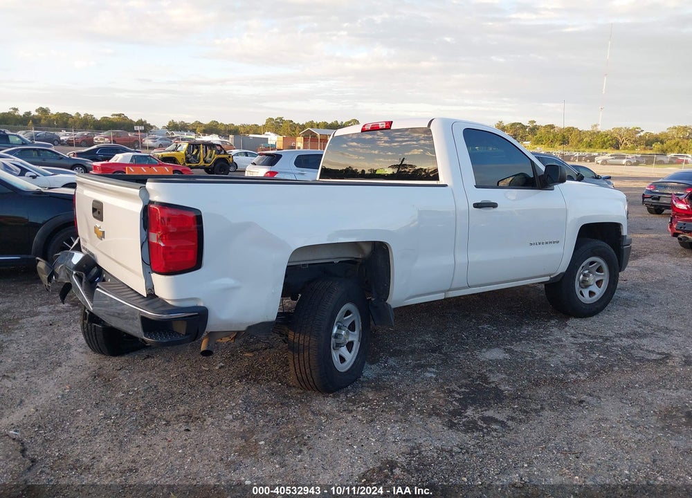 2014 CHEVROLET SILVERADO 1500 WORK TRUCK 1WT VIN: 1GCNCPEH6EZ403391