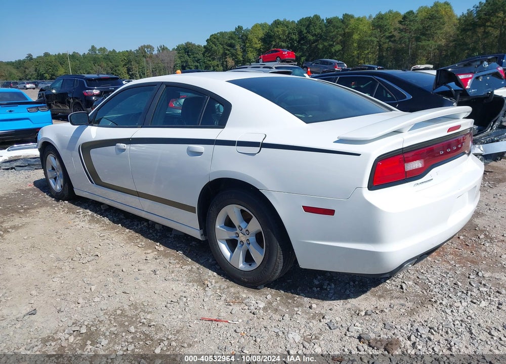2012 DODGE CHARGER SE VIN: 2C3CDXBG4CH137869
