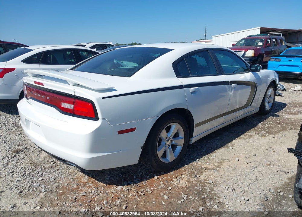 2012 DODGE CHARGER SE VIN: 2C3CDXBG4CH137869