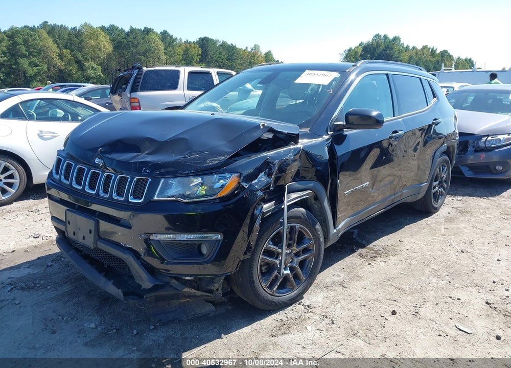 2019 JEEP COMPASS SUN AND WHEEL FWD VIN: 3C4NJCBB2KT668522