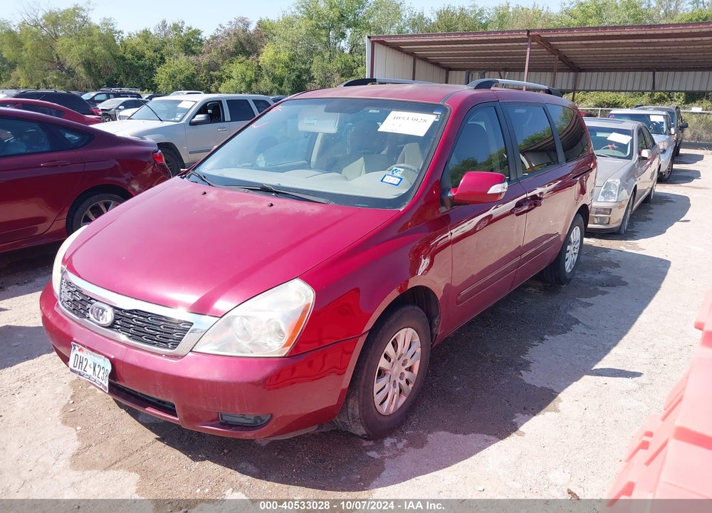 2012 KIA SEDONA LX VIN: KNDMG4C78C6453166