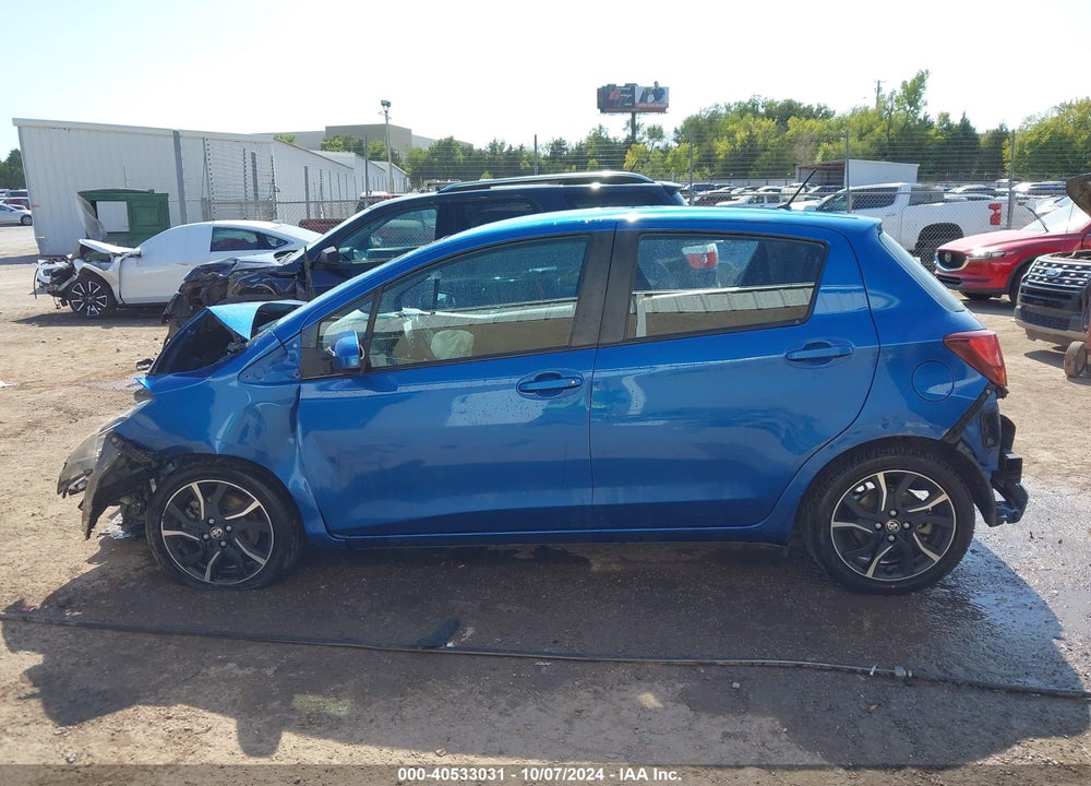 2015 TOYOTA YARIS SE VIN: VNKKTUD30FA050922