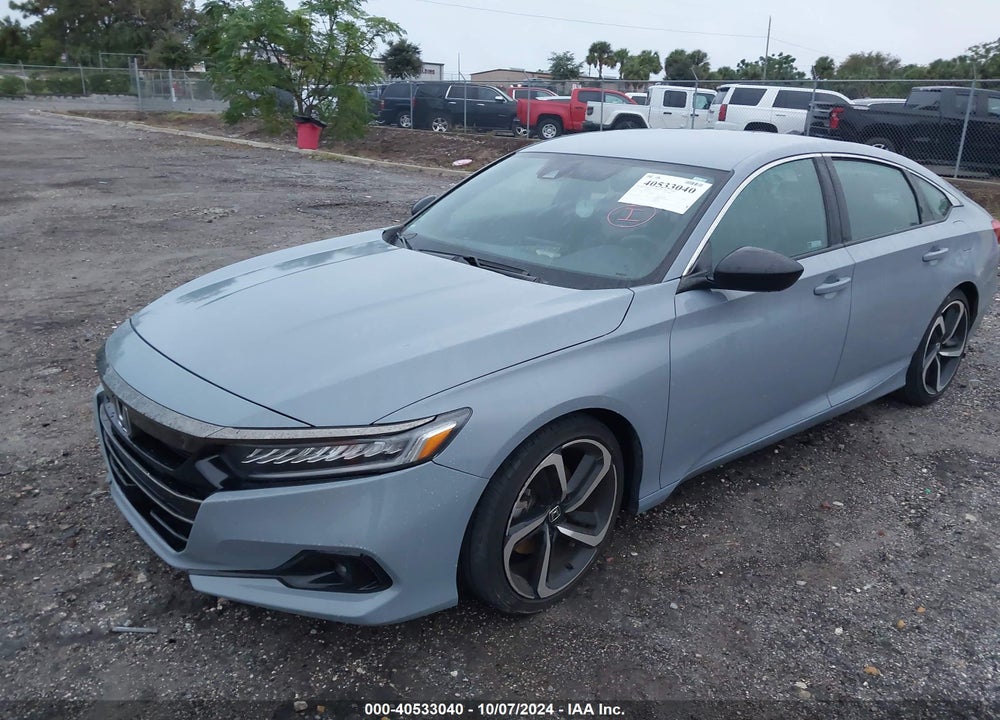 2022 HONDA ACCORD SPORT VIN: 1HGCV1F36NA015269